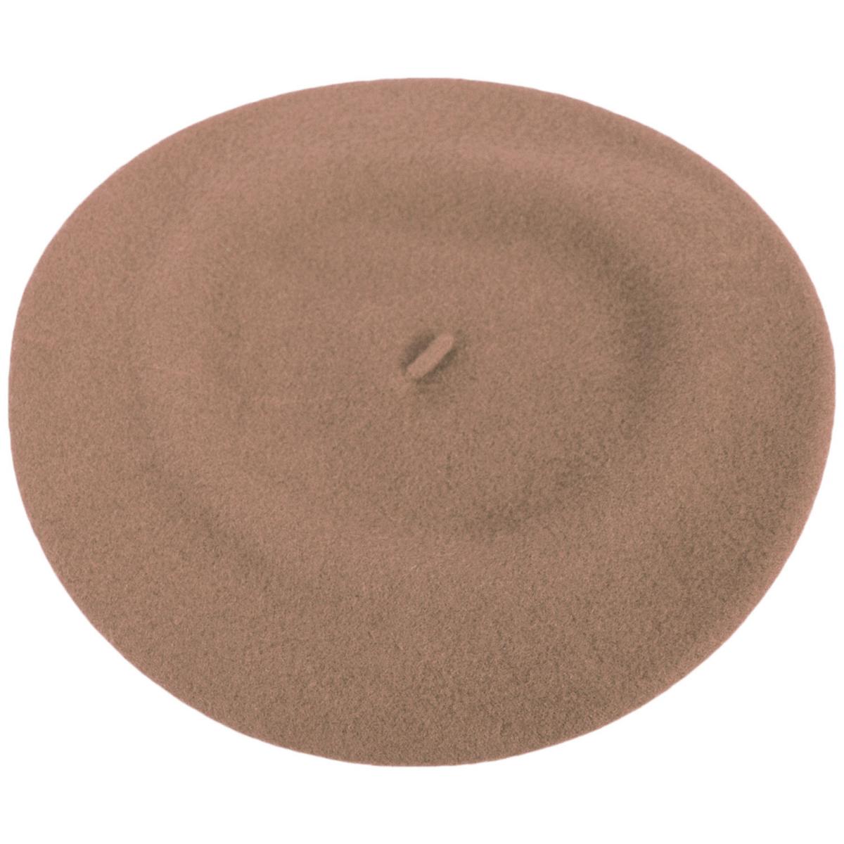Parkhurst | Classic Wool Beret | 151124 | top | WARM TAN