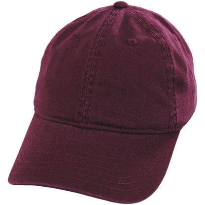 Otto | LoPro Washed Cotton Twill Strapback Baseball Cap Dad Hat | 201407 | lead | MAROON