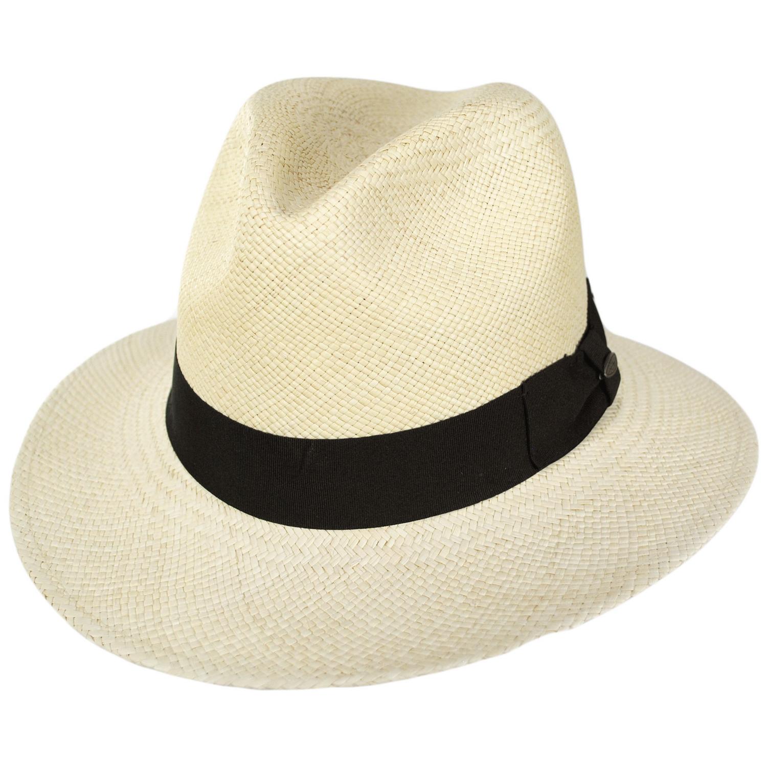 Scala | Panama Straw Safari Fedora Hat | 126123 | lead | NATURAL