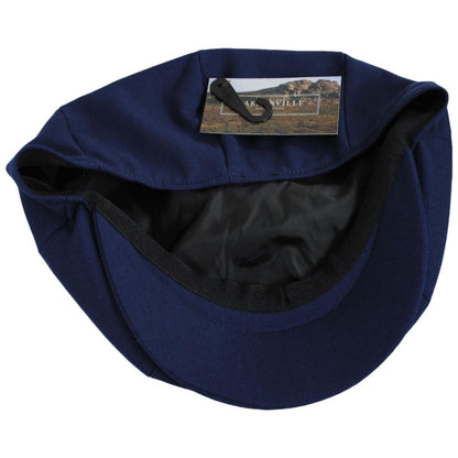 Baskerville Hat Company | Wholesale Cheltenham Wool Twill Newsboy Cap B2B Pre-Pack | B2B167667 | under | NAVY BLUE
