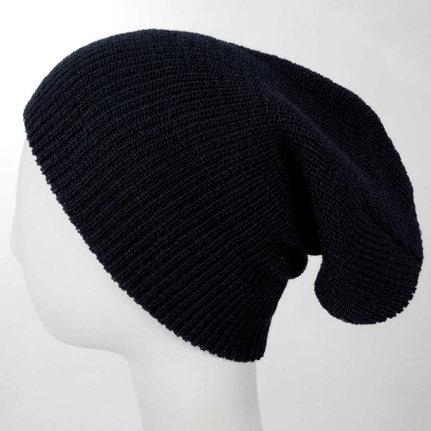 Village Hat Shop | Genuine Government Issue Wool Watch Cap | 503000 | profiletwo | BLACK