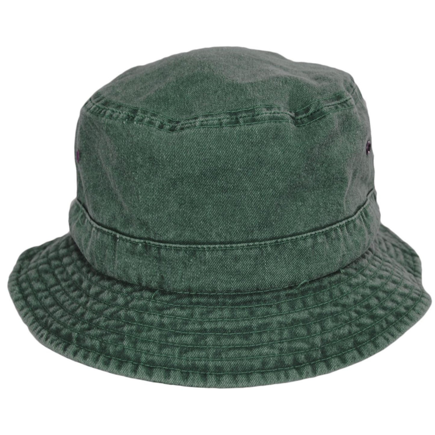 Village Hat Shop | VHS Cotton Bucket Hat | 186605 | front | OLIVE GREEN