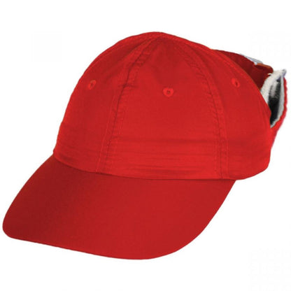 Chic Play | Genie Open Back Ponytail Baseball Cap | 401405 | lead | RED