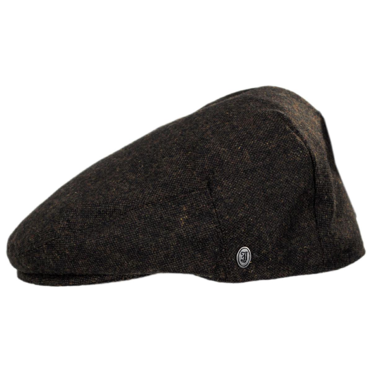 Jaxon Hats | Wholesale Troubadour Tweed Wool Blend Ivy Cap B2B Pre-Pack | B2B167567 | profile | BROWN