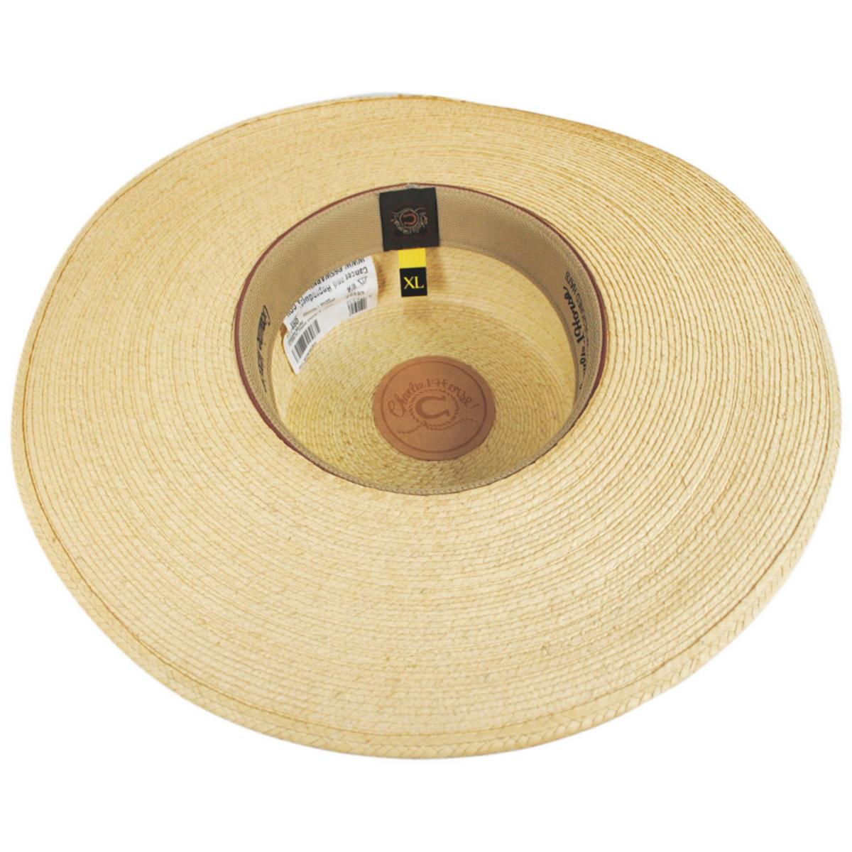 Charlie 1 Horse | Vaquera Palm Leaf Straw Bolero Hat | 101652 | under | COPPER