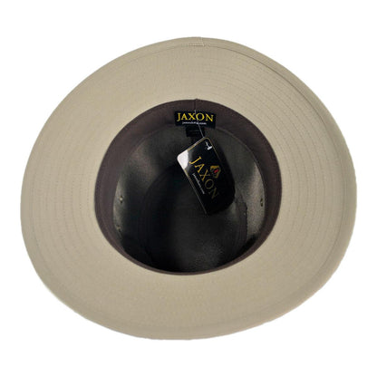 Jaxon Hats | Wholesale Cotton Safari Fedora Hat B2B Pre-Pack | B2B147250 | under | BRITISH TAN