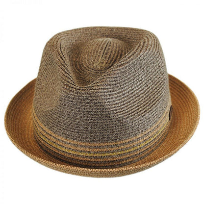 Bailey 1922 | Hooper Toyo Straw Blend Trilby Fedora Hat - Earth | 127777E | lead | EARTH