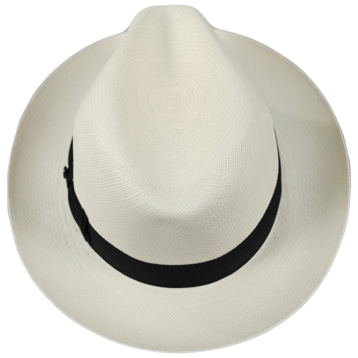 Jaxon Hats | Henry Grade 8 Panama Straw Fedora Hat | 127152 | top | BLEACH