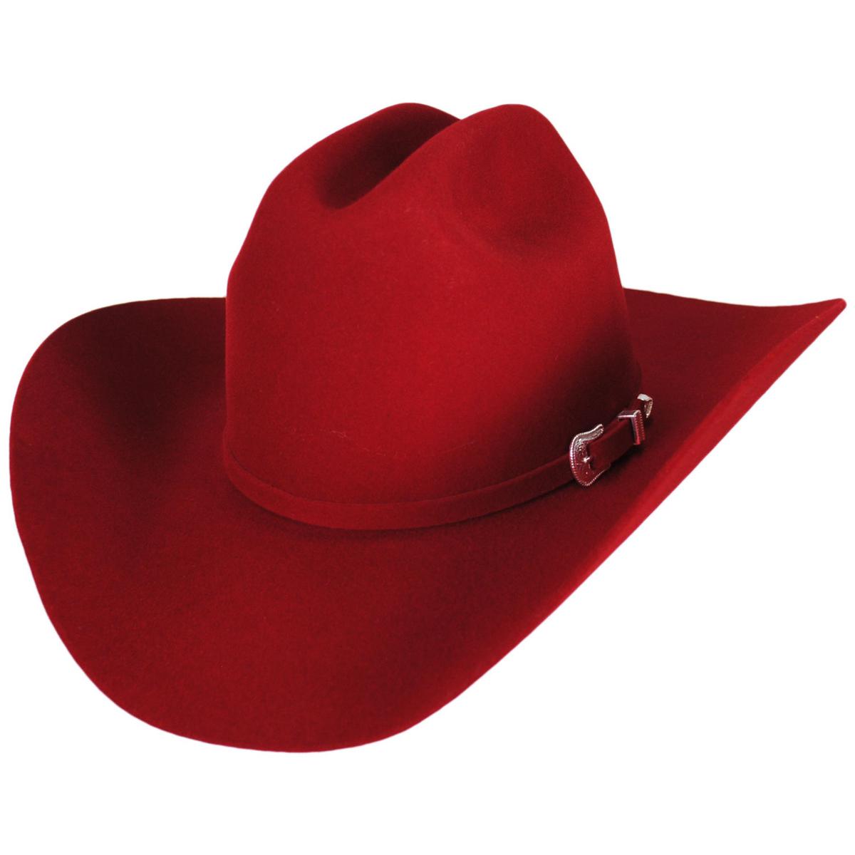 Bailey Western | Lightning Wool and Angora Felt Cowboy Hat | 130023 | lead | RED