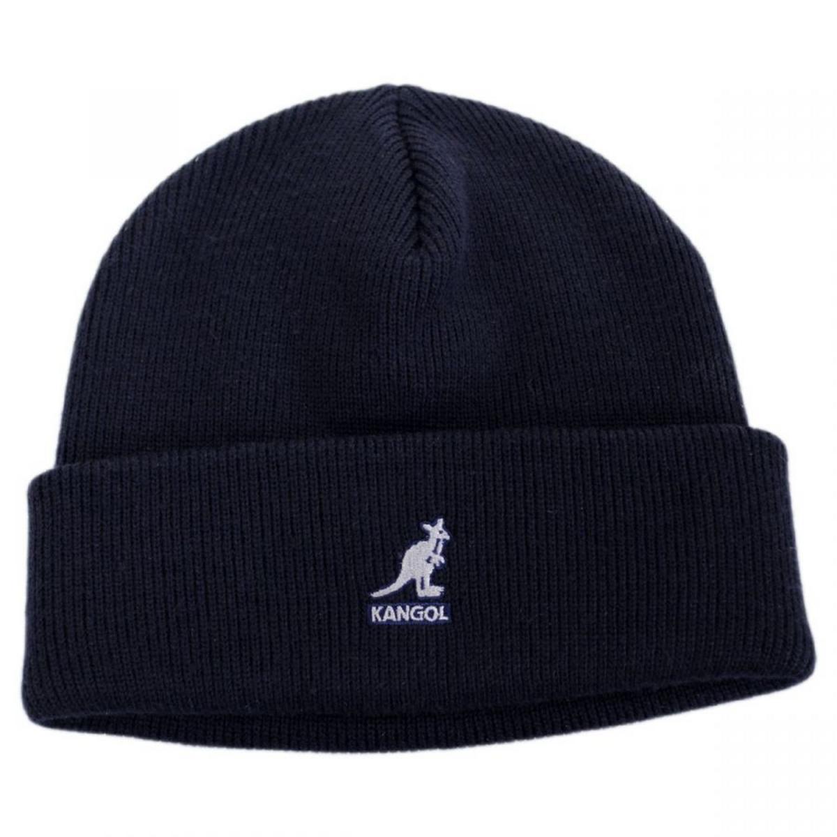 Kangol | Cuff Pull-On Beanie Hat | 500408 | lead | DARK BLUE
