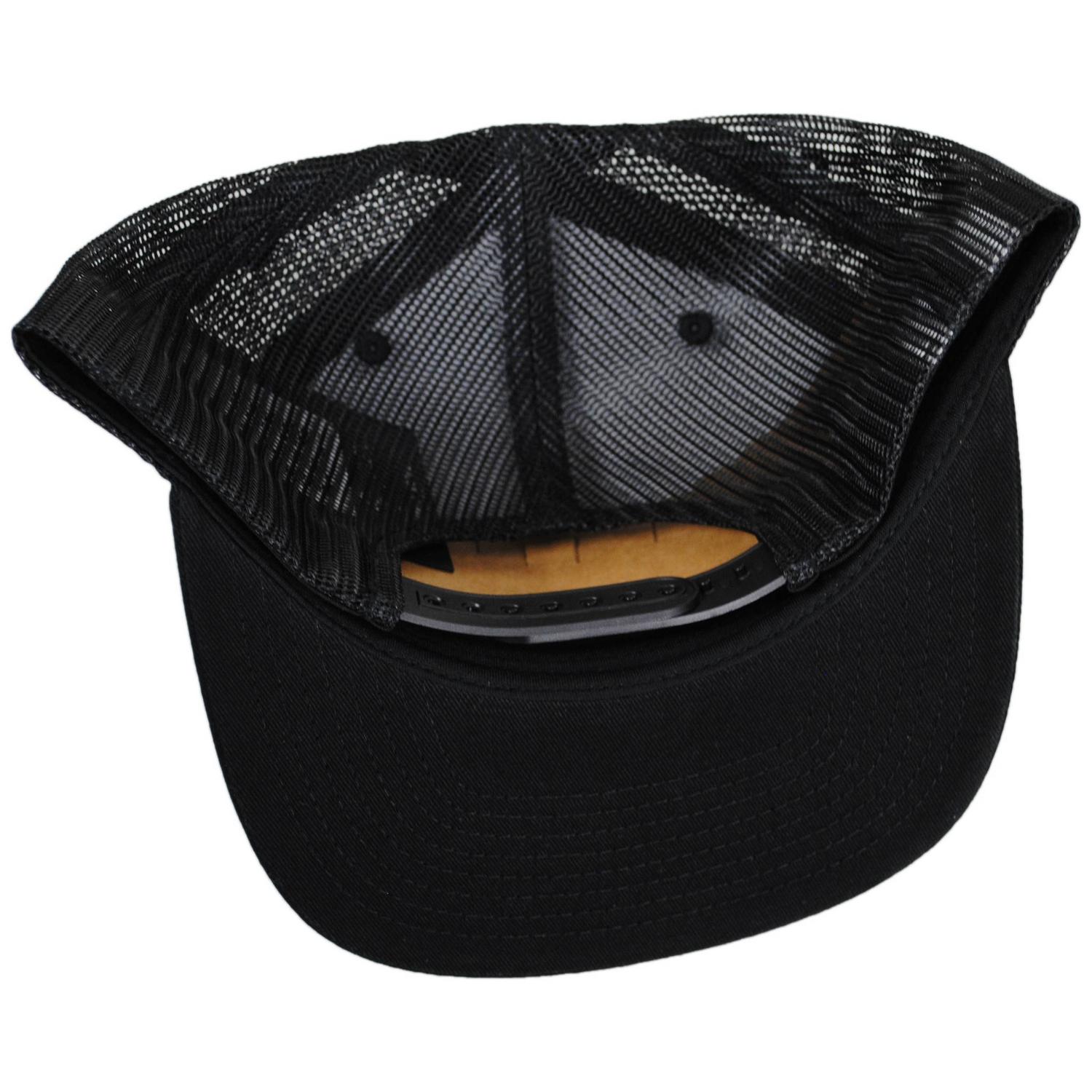 BRIXTON HATS | Oath Trucker Snapback Baseball Cap | 201704 | under | BLACK/BLACK