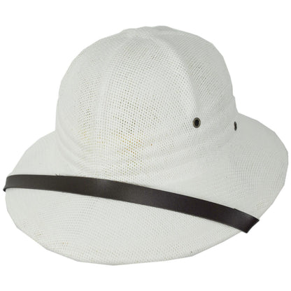 Village Hat Shop | Toyo Straw Pith Helmet | 128800 | lead | WHITE