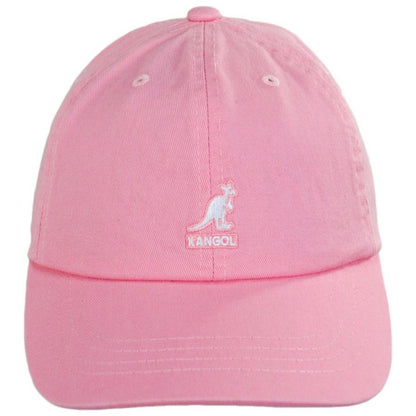 Kangol | Washed Cotton Strapback Baseball Cap Dad Hat - Fashion Colors | 201173A | front | PEPTO