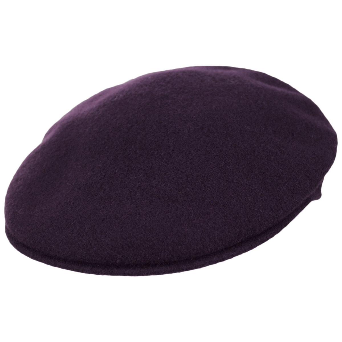 Kangol | Fashion Wool 504 Ivy Cap - Denim Blue and Deep Plum | 160817FW24 | lead | DEEP PLUM