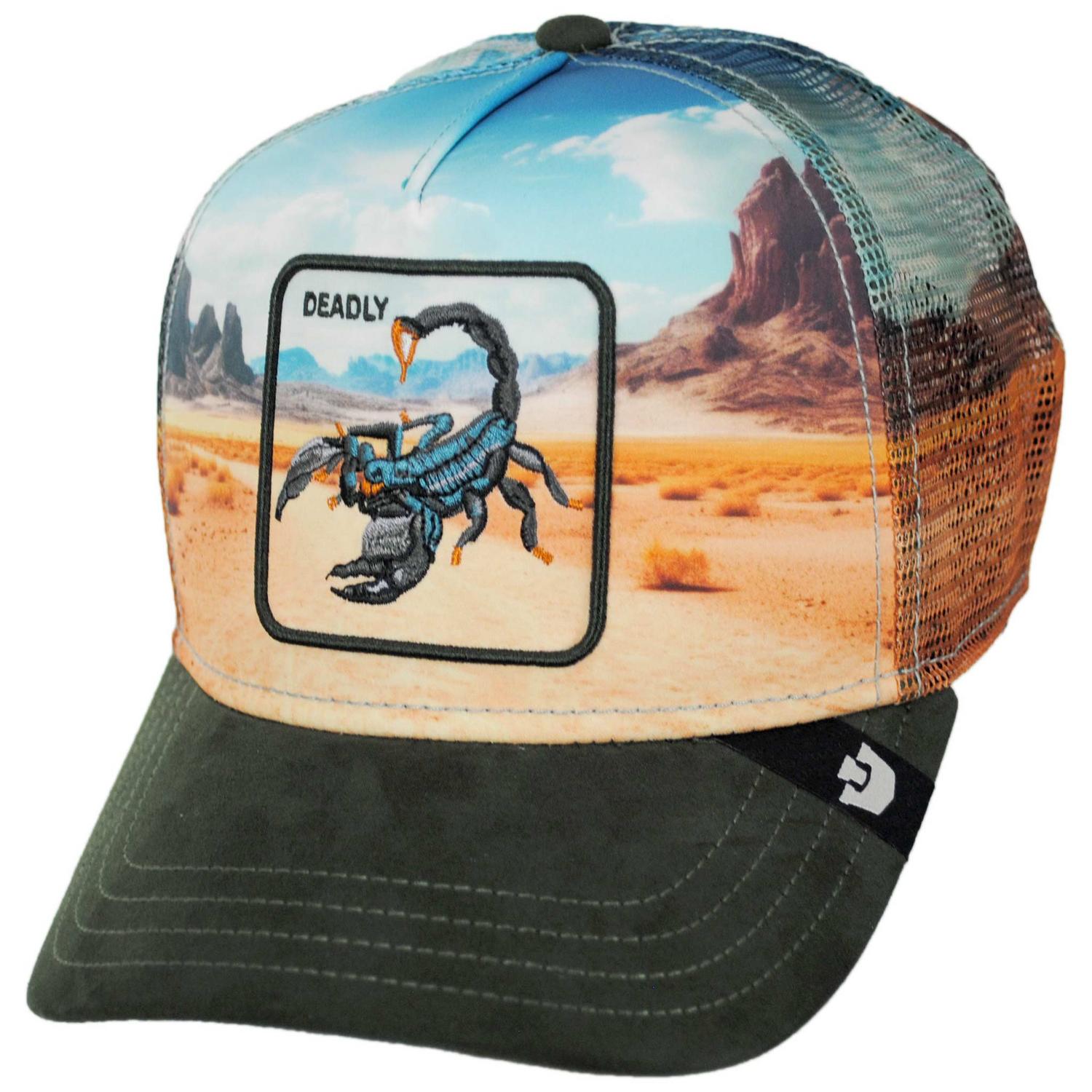 Scorpion In The Element Mesh Trucker Snapback Baseball Cap