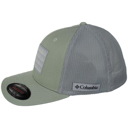 Columbia Sportswear | Tree Flag Mesh Flexfit Fitted Baseball Cap | 400139 | profile | SAFARI