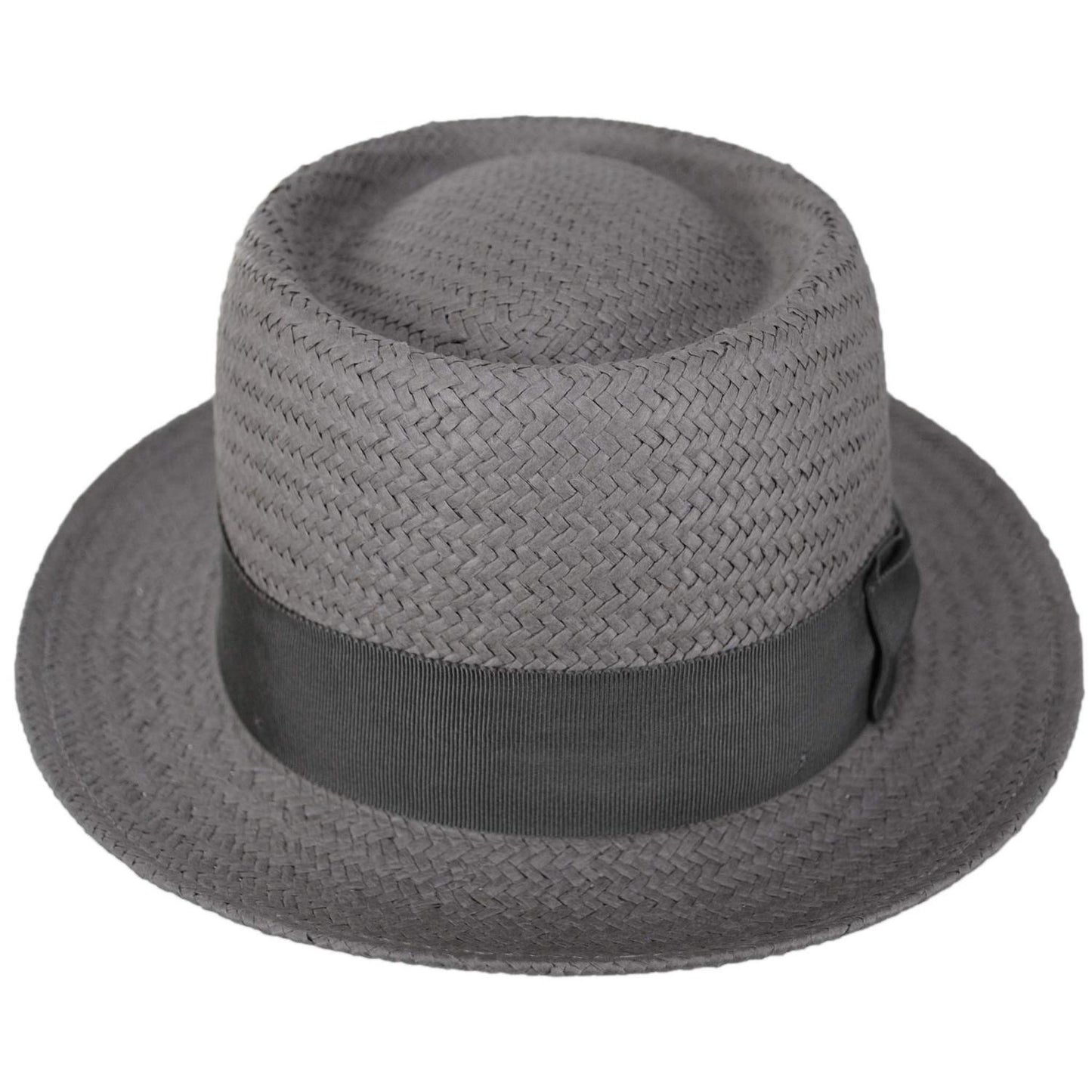 Bailey 1922 | Darron Sun Raindura Straw Pork Pie Hat | 127939 | front | GRAPHITE