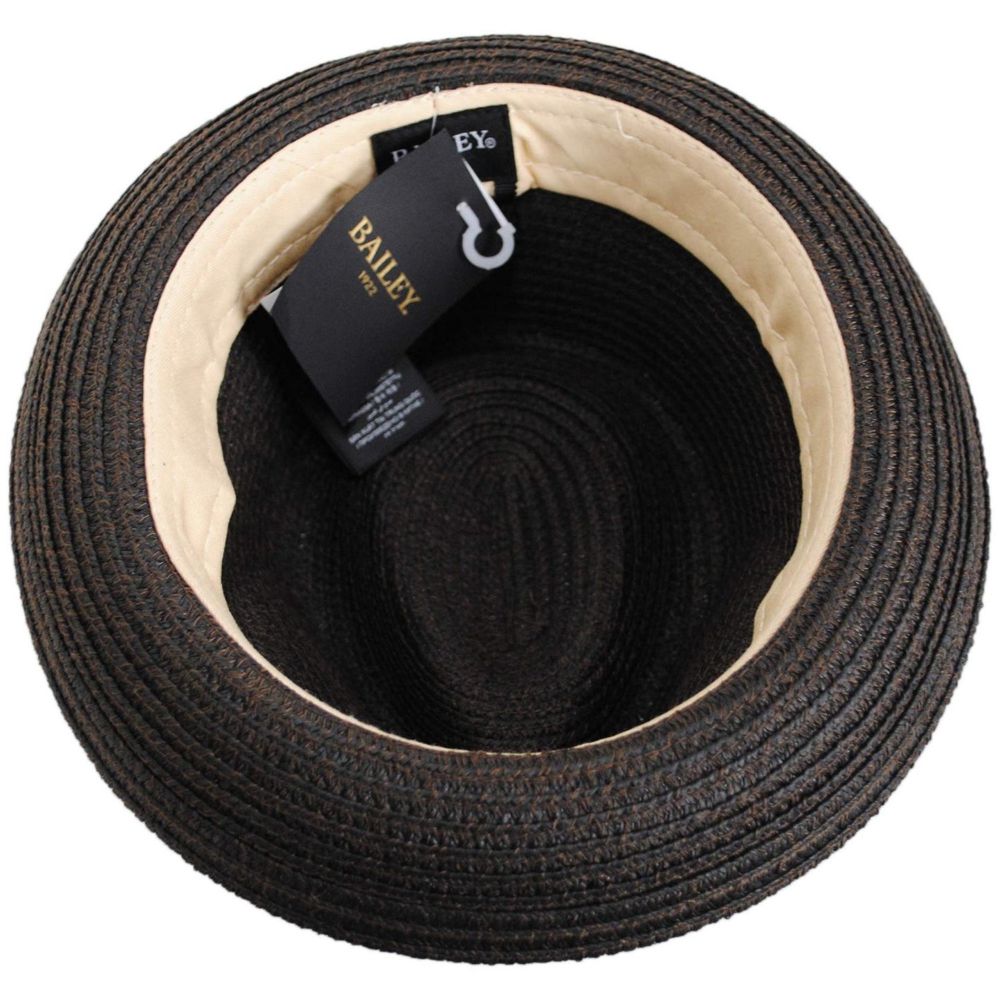Bailey 1922 | Billy Braided Toyo Straw Fedora Hat - Classic Colors | 127843 | under | ESPRESSO