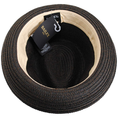 Bailey 1922 | Billy Braided Toyo Straw Fedora Hat - Classic Colors | 127843 | under | ESPRESSO