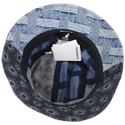 Kangol | Patchwork Mashup Denim Cotton Bucket Hat - Spring Collection | 185777SS | under | BLUE PICNIC