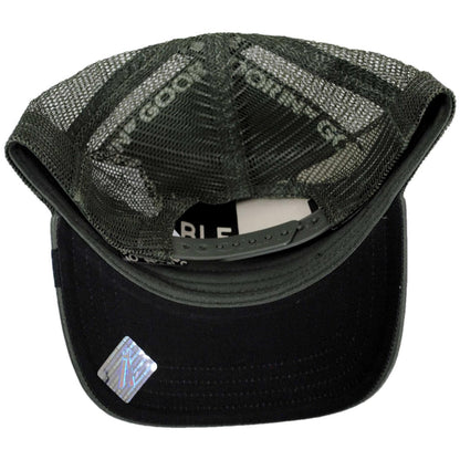 Goorin Bros | Lone Wolf Mesh Trucker Snapback Baseball Cap | 200379 | under | PALM