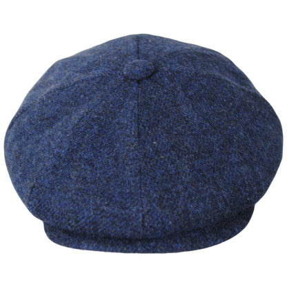 Bailey 1922 | Ciro Shetland Wool Newsboy Cap | 167241 | front | BLUE