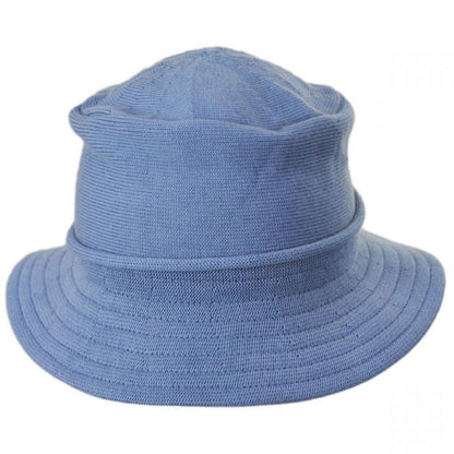 Parkhurst | Beach Cotton Knit Bucket Hat | 187151 | front | DENIM