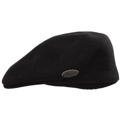 Kangol | Wool 504 Earflap Ivy Cap | 160816 | profile | BLACK