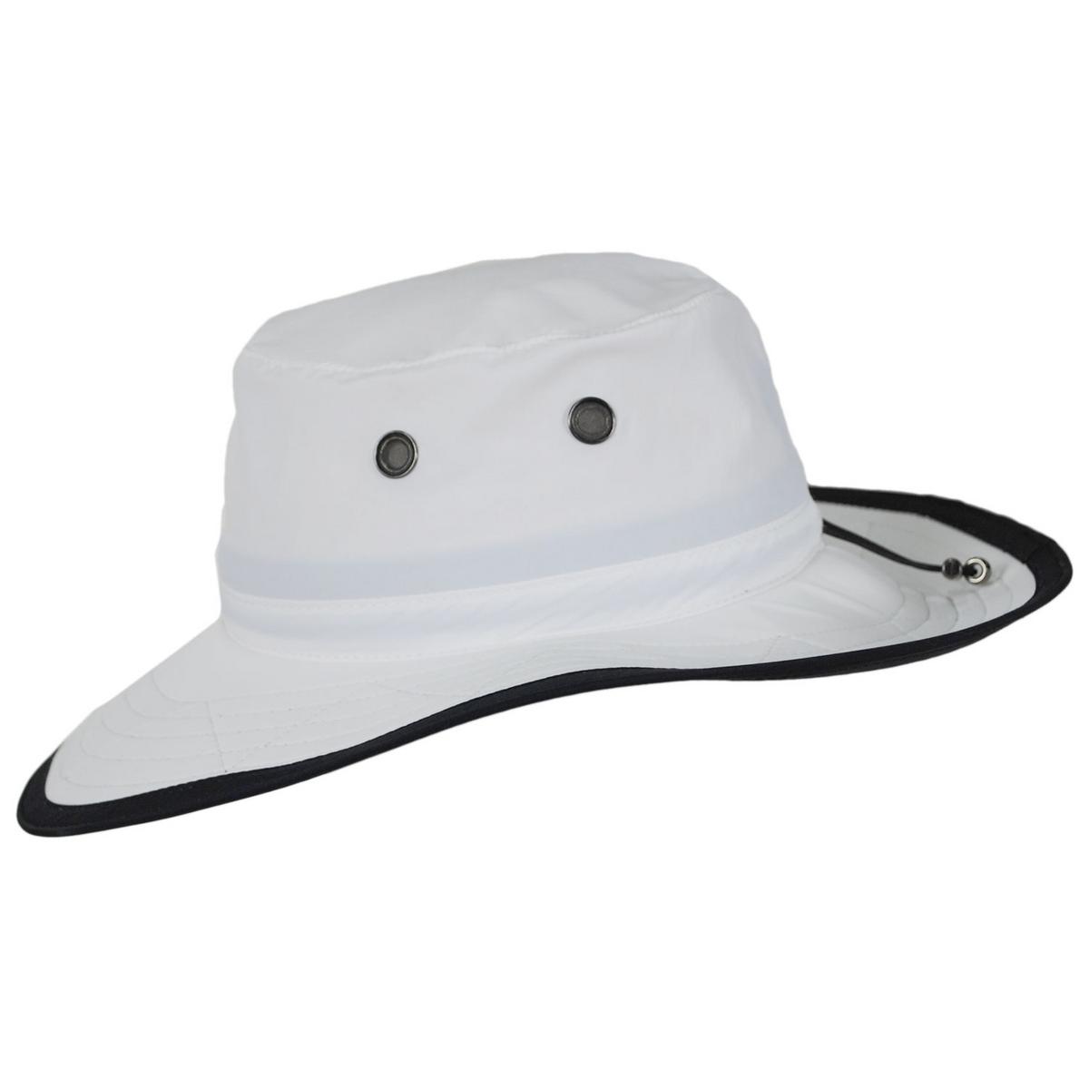 Dorfman Pacific | Jetty Supplex Booney Hat | 400230 | profile | WHITE