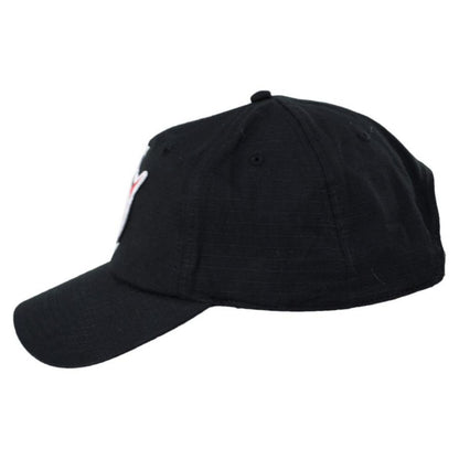 NASA | NASA Surplus Ripstop 5 Panel Mid Pro Cotton Snapback Baseball Cap | 210373 | profile | BLACK