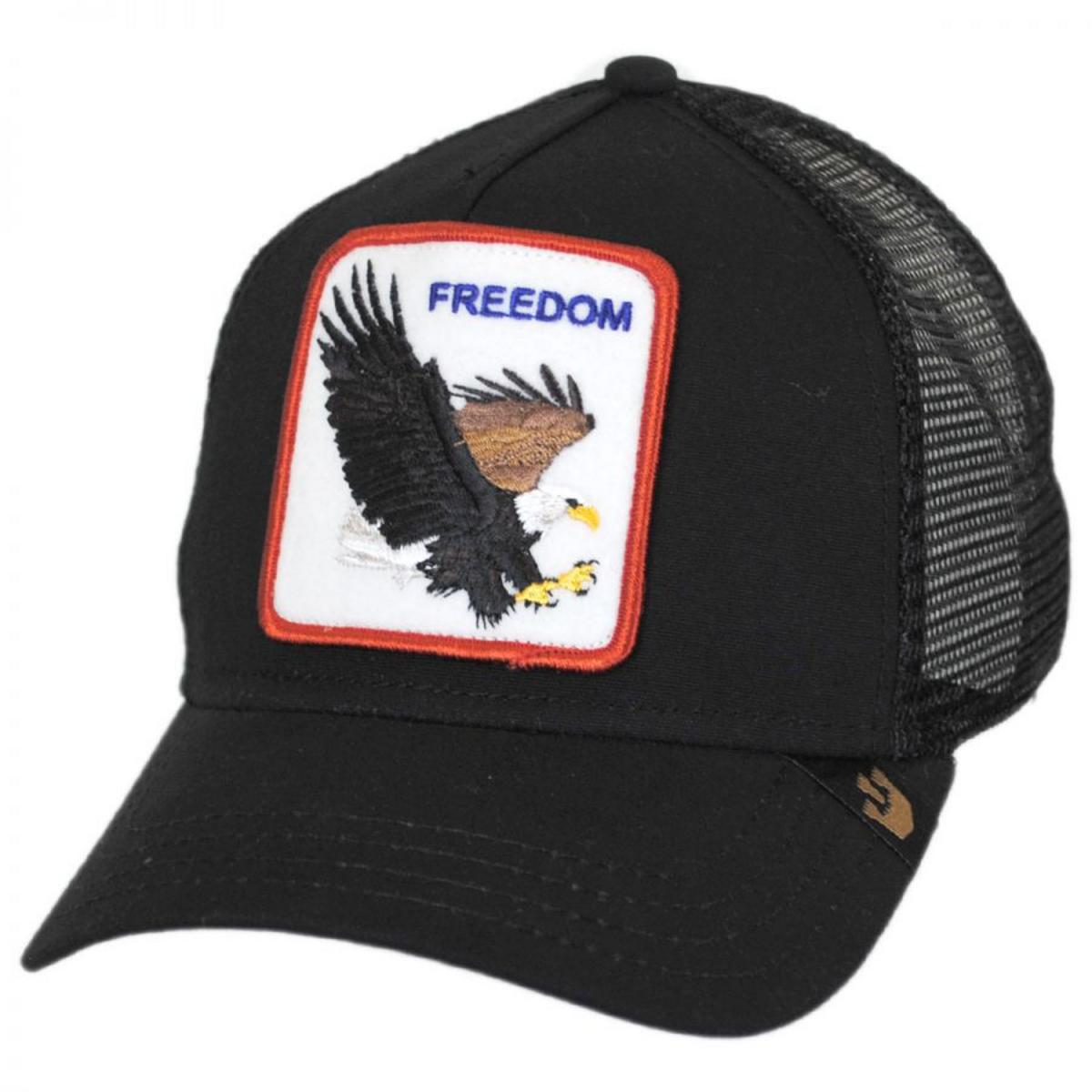 Goorin Bros | Freedom Mesh Trucker Snapback Baseball Cap | 200488 | lead | BLACK