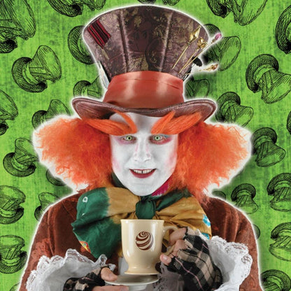 Disney | Alice in Wonderland Mad Hatter Top Hat with Hair | 190236 | front | MULTI