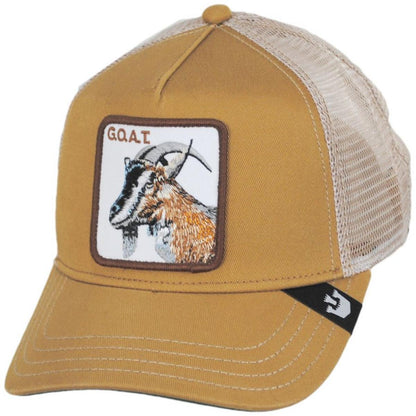 Goorin Bros | Goat Mesh Trucker Snapback Baseball Cap | 200427 | lead | KHAKI