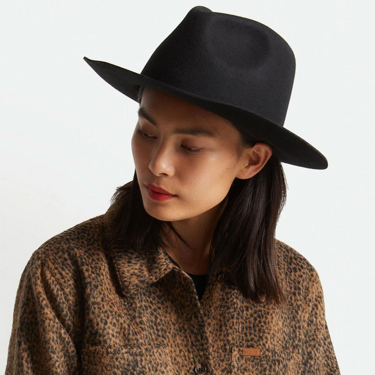 BRIXTON HATS | Duke Wool Felt Cowboy Hat | 135649 | lsfone | BLACK