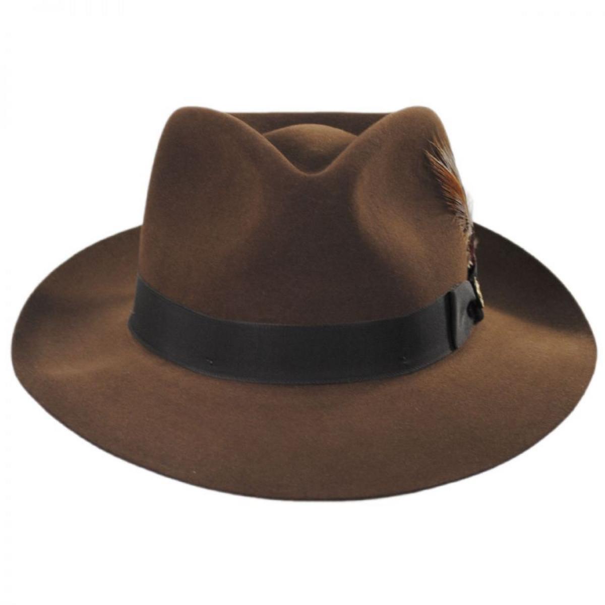 Stetson | Chatham Fur Felt Fedora Hat | 130610 | front | MINK