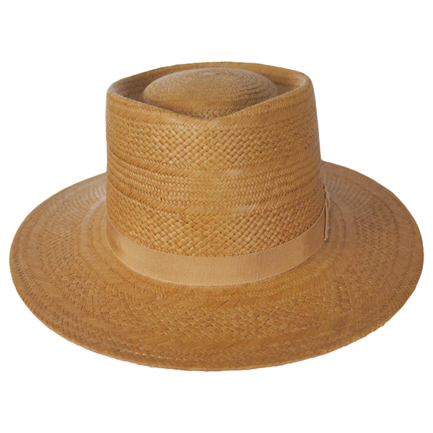 Bailey 1922 | Alix Panama Straw Fedora Hat - Grit | 127749G | front | GRIT