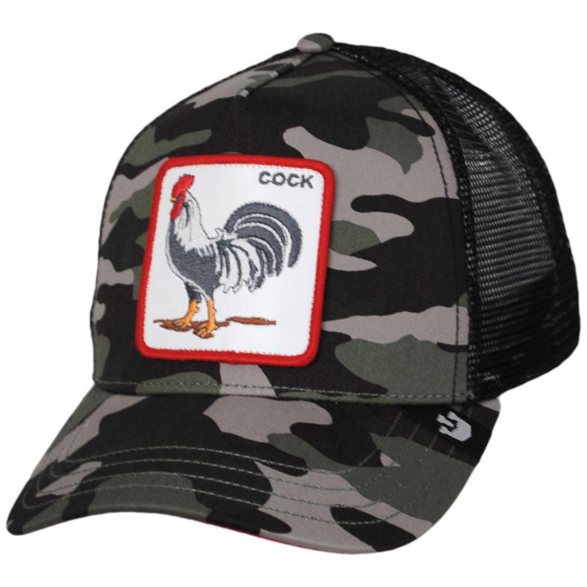 Goorin Bros | Cock Mesh Trucker Snapback Baseball Cap | 200441 | lead | CAMOUFLAGE