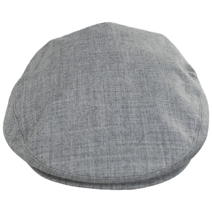 Baskerville Hat Company | Kensington Wool Twill Ivy Cap | 167666 | front | HEATHER GREY