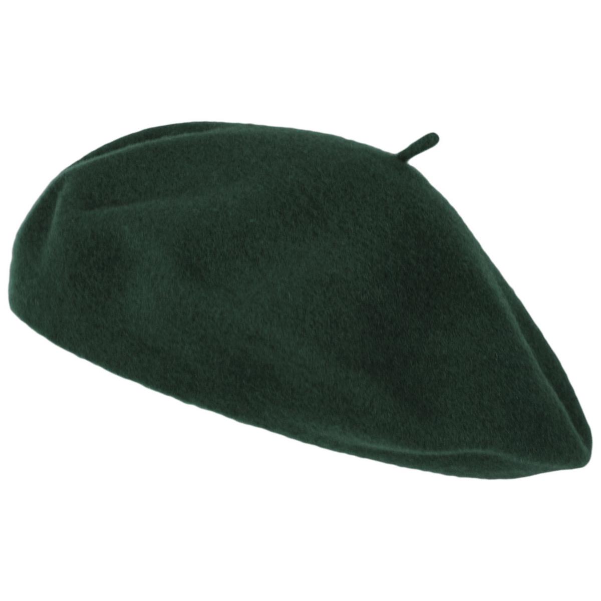 Parkhurst | Classic Wool Beret | 151124 | lead | PINE NEEDLE