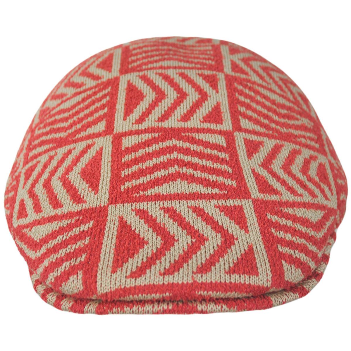 Kangol | Network Jacquard 507 Ivy Cap | 161025 | front | CAYENNE/BEIGE