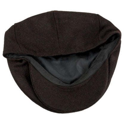 Jaxon Hats | Harlem Wool Blend Ivy Cap | 167733D | under | CHOCOLATE BROWN