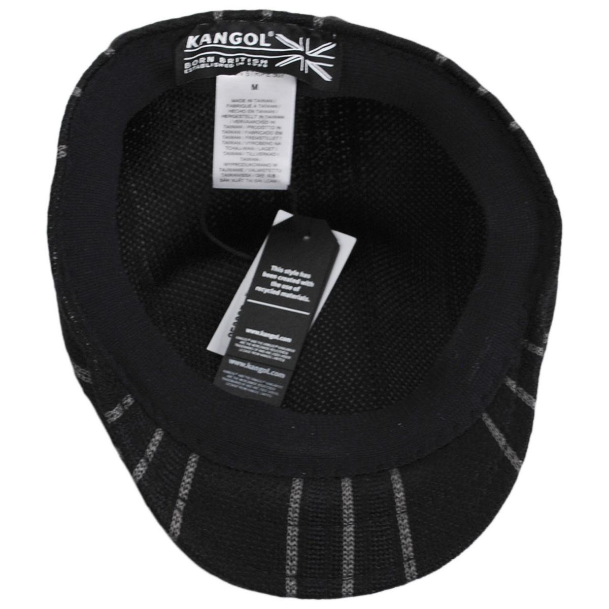 Kangol | Don Stripe 507 Knit Ivy Cap | 161029 | under | BLACK