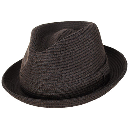 Bailey 1922 | Billy Braided Toyo Straw Fedora Hat - Classic Colors | 127843 | lead | ESPRESSO