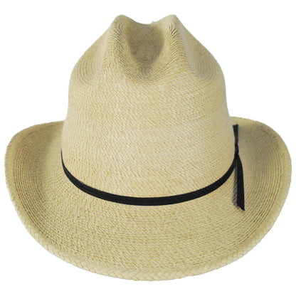 SunBody Hats | Open Road Guatemalan Fine Palm Leaf Straw Hat | 128213 | front | NATURAL