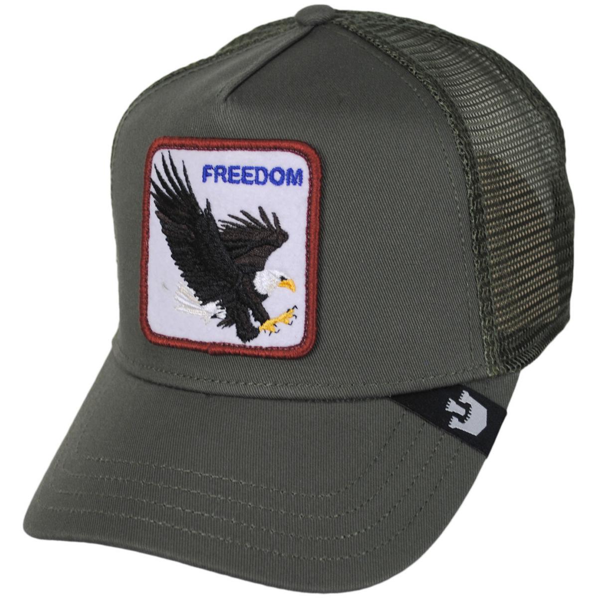 Goorin Bros | Freedom Mesh Trucker Snapback Baseball Cap | 200488 | lead | MOSS