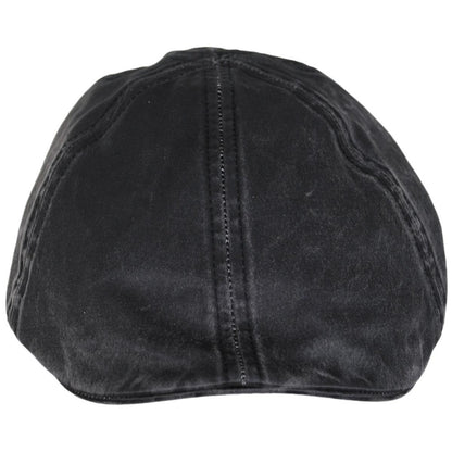 Dorfman Pacific | Grommet Weathered Cotton Duckbill Ivy Cap | 160179 | front | BLACK