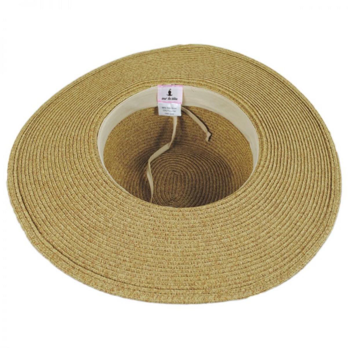 sur la tete | Brighton Toyo Straw Sun Hat | 104203 | under | TOAST