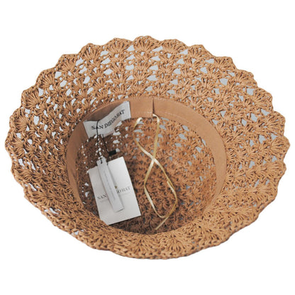 San Diego Hat Company | Sofia Toyo Straw Bucket Hat | 103692 | under | TOBACCO