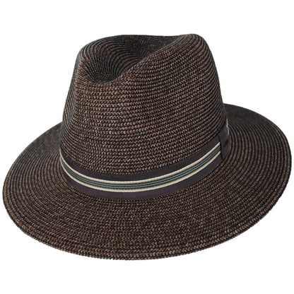 Bailey 1922 | Hester Toyo Straw Blend Fedora Hat | 127849 | lead | GROUND COFFEE