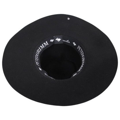 Amore Heart Wool Felt Fedora Hat